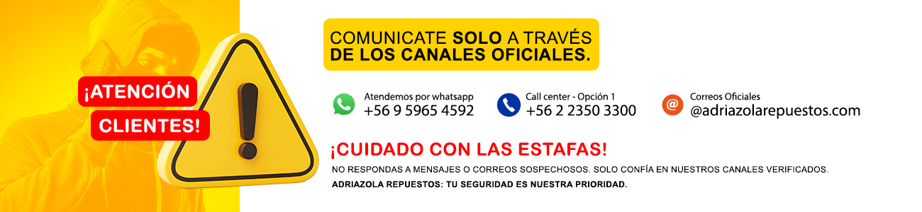 ¡CUIDADO CON LAS ESTAFAS! Comunicate solo en los Canales Oficiales.